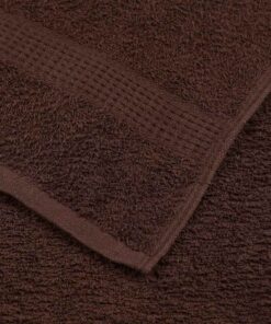 vidaXL Badhanddoeken FROGN 4 st 100x150 cm 360 g/m² bruin