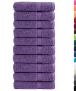 vidaXL Badhanddoeken SOLUND 10 st 600 g/m² 100x150 cm
