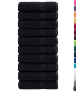 vidaXL Badhanddoeken SOLUND 10 st 600 g/m² 100x150 cm