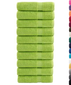 vidaXL Badhanddoeken SOLUND 10 st 600 g/m² 100x150 cm