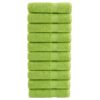 vidaXL Badhanddoeken SOLUND 10 st 600 g/m² 70x140 cm appelgroen