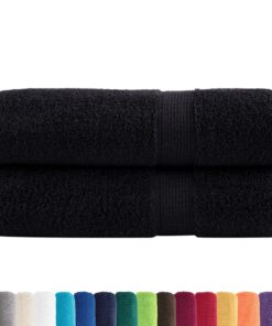 vidaXL Badhanddoeken SOLUND 2 st 600 g/m² 100x150 cm