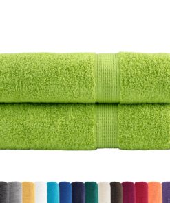 vidaXL Badhanddoeken SOLUND 2 st 600 g/m² 100x150 cm