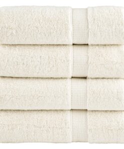 vidaXL Badhanddoeken SOLUND 4 st 600 g/m² 100x150 cm