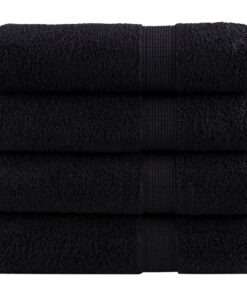 vidaXL Badhanddoeken SOLUND 4 st 600 g/m² 100x150 cm