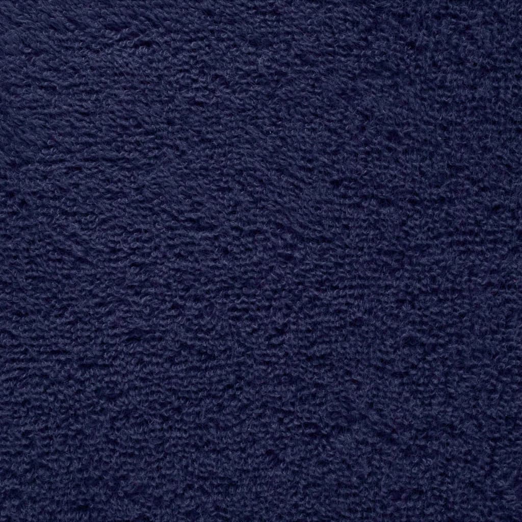 vidaXL Badhanddoeken SOLUND 4 st 600 g/m² 70x140 cm marineblauw - Image 5