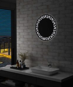 vidaXL Badkamerspiegel LED 60 cm