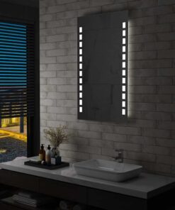 vidaXL Badkamerspiegel LED 60x100 cm