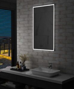 vidaXL Badkamerspiegel LED 60x100 cm
