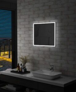 vidaXL Badkamerspiegel LED 60x50 cm
