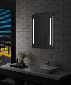 vidaXL Badkamerspiegel LED 60x80 cm