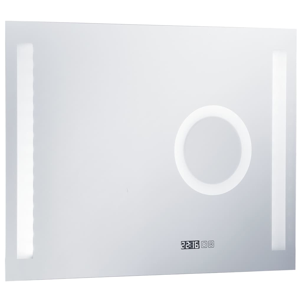 vidaXL Badkamerspiegel LED met aanraaksensor 80x60 cm - Image 4
