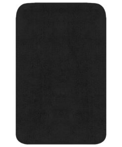 vidaXL Badmattenset stof antraciet 3 st