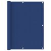 vidaXL Balkonscherm 120x300 cm oxford stof blauw