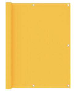 vidaXL Balkonscherm 120x300 cm oxford stof geel