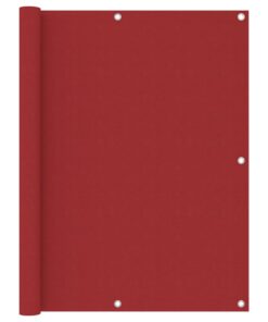 vidaXL Balkonscherm 120x300 cm oxford stof rood