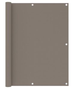 vidaXL Balkonscherm 120x300 cm oxford stof taupe