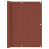 vidaXL Balkonscherm 120x300 cm oxford stof terracotta