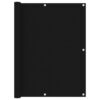 vidaXL Balkonscherm 120x300 cm oxford stof zwart