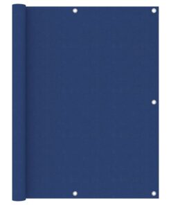 vidaXL Balkonscherm 120x400 cm oxford stof blauw