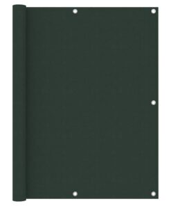 vidaXL Balkonscherm 120x400 cm oxford stof donkergroen
