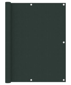vidaXL Balkonscherm 120x500 cm oxford stof donkergroen