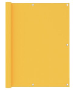 vidaXL Balkonscherm 120x500 cm oxford stof geel