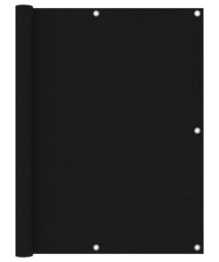 vidaXL Balkonscherm 120x500 cm oxford stof zwart