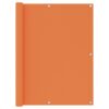 vidaXL Balkonscherm 120x600 cm oxford stof oranje
