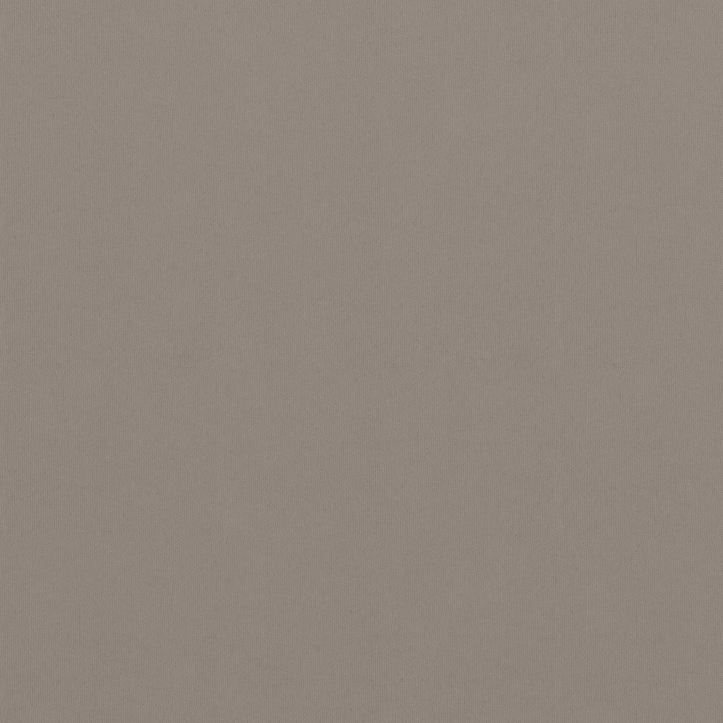 vidaXL Balkonscherm 120x600 cm oxford stof taupe
