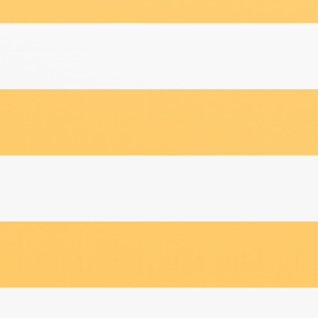 vidaXL Balkonscherm 120x600 cm oxford stof wit en geel - Image 3