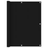 vidaXL Balkonscherm 120x600 cm oxford stof zwart