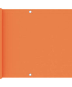 vidaXL Balkonscherm 75x300 cm oxford stof oranje
