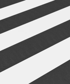 vidaXL Balkonscherm 75x400 cm oxford stof antraciet en wit