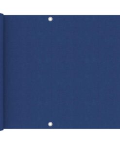 vidaXL Balkonscherm 75x400 cm oxford stof blauw