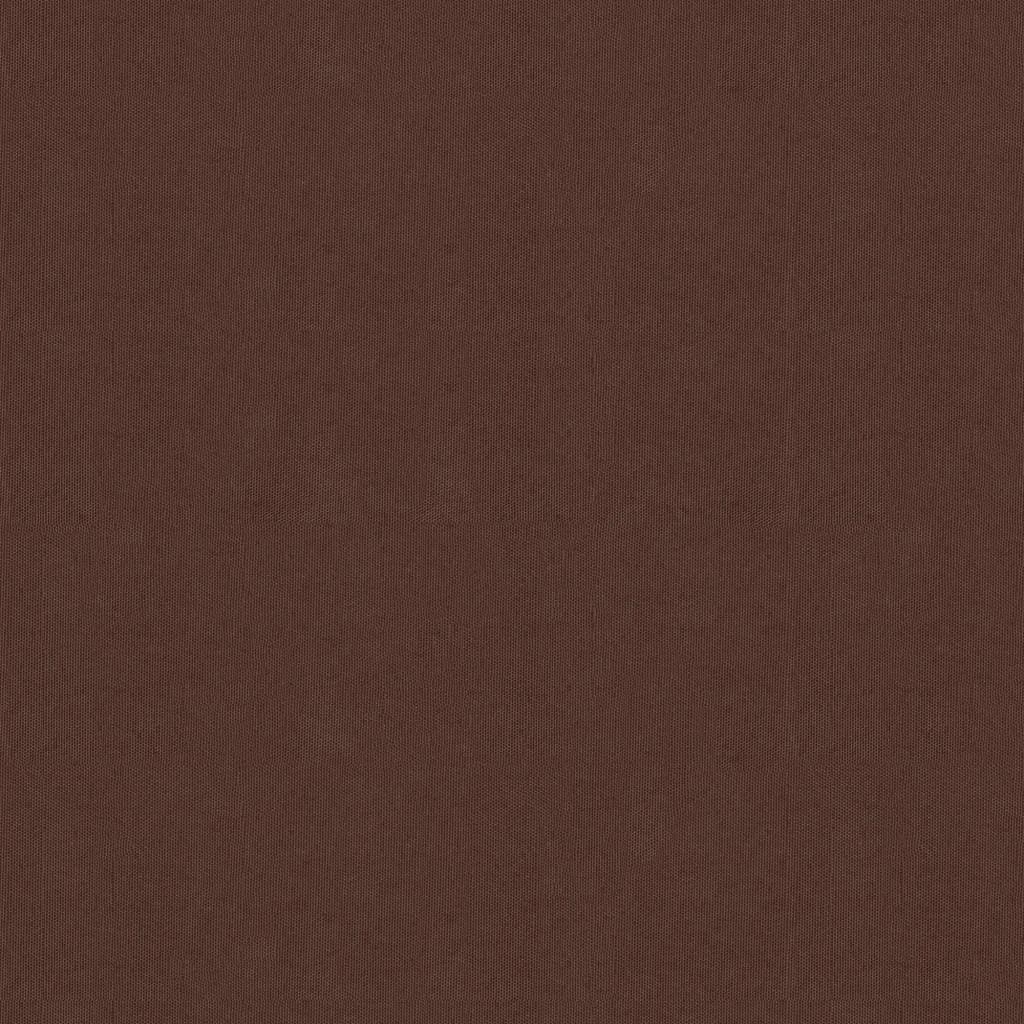 vidaXL Balkonscherm 75x400 cm oxford stof bruin