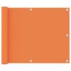 vidaXL Balkonscherm 75x400 cm oxford stof oranje