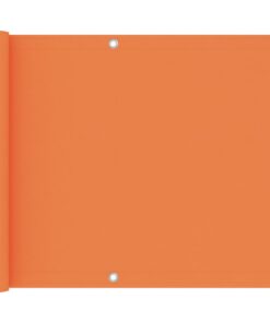 vidaXL Balkonscherm 75x400 cm oxford stof oranje