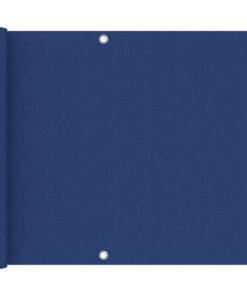 vidaXL Balkonscherm 75x500 cm oxford stof blauw