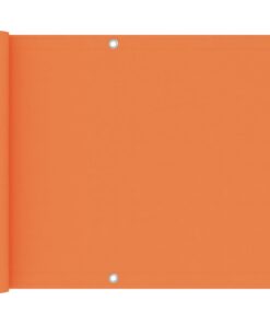 vidaXL Balkonscherm 75x500 cm oxford stof oranje