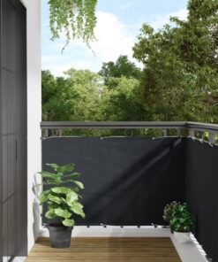 vidaXL Balkonscherm 90x300 cm oxford stof antraciet