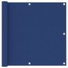 vidaXL Balkonscherm 90x300 cm oxford stof blauw