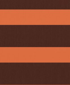 vidaXL Balkonscherm 90x300 cm oxford stof oranje en bruin