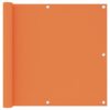vidaXL Balkonscherm 90x300 cm oxford stof oranje