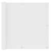 vidaXL Balkonscherm 90x300 cm oxford stof wit