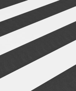 vidaXL Balkonscherm 90x400 cm oxford stof antraciet en wit