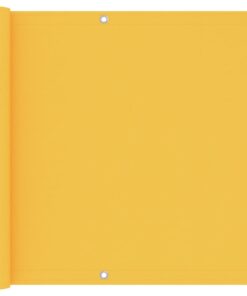 vidaXL Balkonscherm 90x500 cm oxford stof geel