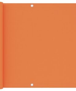 vidaXL Balkonscherm 90x500 cm oxford stof oranje