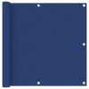 vidaXL Balkonscherm 90x600 cm oxford stof blauw