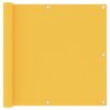 vidaXL Balkonscherm 90x600 cm oxford stof geel